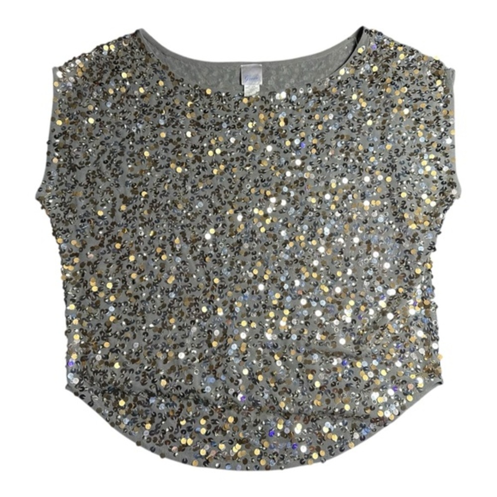 See clip 😍 GUDI Sequin Party Top Made in India Silver & Gold